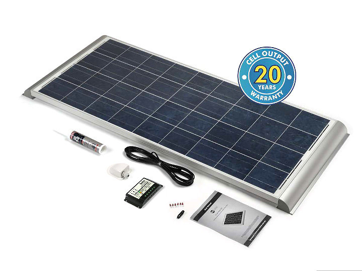 Motorhome, Campervan & Boat solar panel kits for sale. stpmh150ae