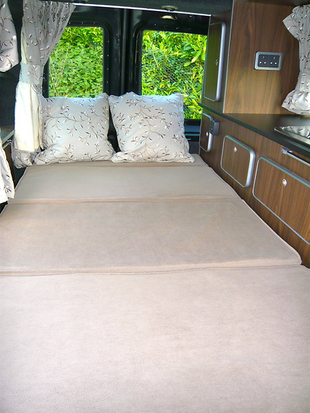 FIAT DOBLO MOTORHOME  WITH NEW CONVERSION . bed